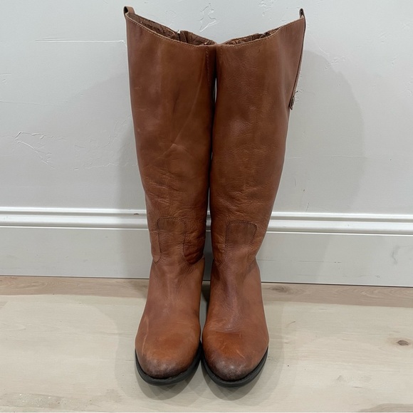 Sam Edelman Shoes - Sam Edelman Women's 9 Penny Riding Boot Whiskey Leather Brown Tan Knee Height